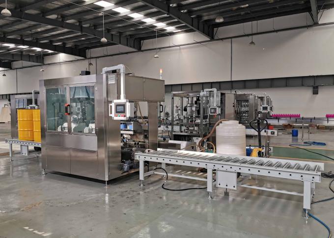 200L voiteluöljyn täyttölinja